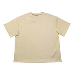 Dou Dou T-Shirt Girocollo Tinta Unita per Bambina DW8P61 PANNA DOU DOU 