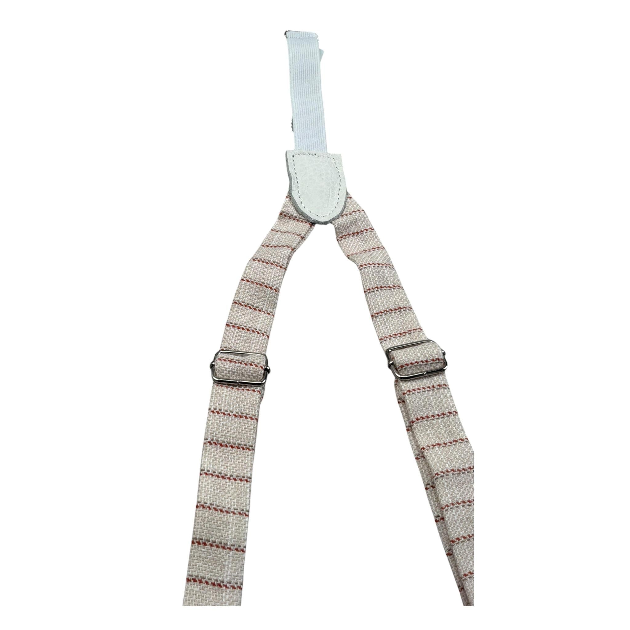 Aletta Bretelle Fantasia A Righe per Neonato MP22055 BEIGE ALETTA 