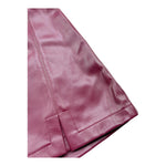 DIXIE short in ecopelle tinta unita con elastico in vita Bordeaux per Bambina RE01200G67 BORDEAUX DIXIE 