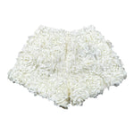 Dou Dou Short Tinta Unita con Applicazioni per Bambina DW6A99X PANNA DOU DOU 