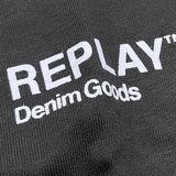 Replay T-Shirt Girocollo Tinta Unita con Stampa per Bambino SB7119 BLU REPLAY 