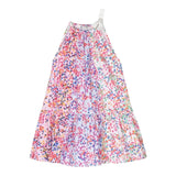 Philosophy Einfarbiges Kleid mit rosa Blumenmuster für Mädchen