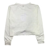 Please Sweatshirt Closed Rundhals Einfarbig Weiß Für Mädchen
