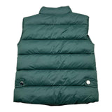 TRUSSARDI giubbino smanicato tinta unita con zip Verde per Bambino TBA25069GT VERDE TRUSSARDI 