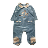 MAYORAL tutina manica lunga in ciniglia tinta unita Azzurro per Neonato 27933 AZZURRO MAYORAL 