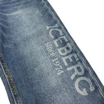 ICEBERG jeans tinta unita con girovita regolabile Blu per Bambino PTICE4102J BLU ICEBERG 