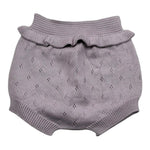 Wedoble Culotte Tinta Unita con Ricami per Neonata V2505331A LILLA WEDOBLE 