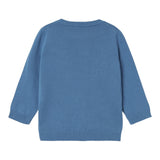 NAME.IT maglia girocollo tinta unita con bassotto Azzurro per Neonato 13231239 AZZURRO NAME.IT 