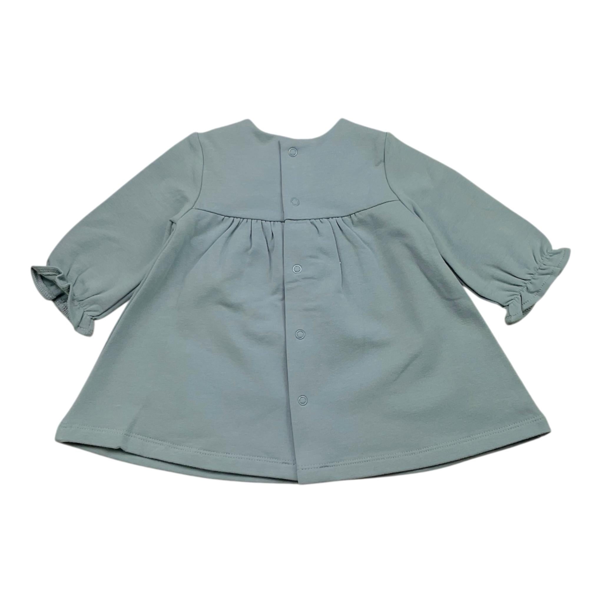 MAYORAL abito tinta unita con ricami Azzurro per Neonata 2885X AZZURRO MAYORAL 