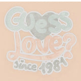 Guess T-Shirt Girocollo Tinta Unita con Stampa per Bambina K5RI06K6YW4J ROSA GUESS 