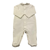 LE BEBE' tutina manica lunga tinta unita cn orsi Panna per Neonato LBB5084 PANNA LE BEBE' 