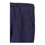 Fay Pantalone Tinta Unita con Fantasia A Righe per Bambino FW6Q21 BLU FAY 