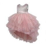 Isabel Couture Abito Cerimonia Giromanica con Brillantini per Bambina 25C432B ROSA ISABEL COUTURE 