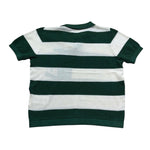 Saint Barth Polo Bicolore con Fantasia A Righe per Bambino 00172L BIANCO/VERDE SAINT BARTH 