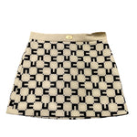 ELISABETTA FRANCHI gonna tinta unita con stampe logo Panna per Bambina EFGO154 PANNA ELISABETTA FRANCHI 