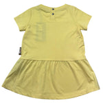 Just Cavalli Abito Mezza Manica Tinta Unita con Logo per Neonata JIP26026VE GIALLO JUST CAVALLI 