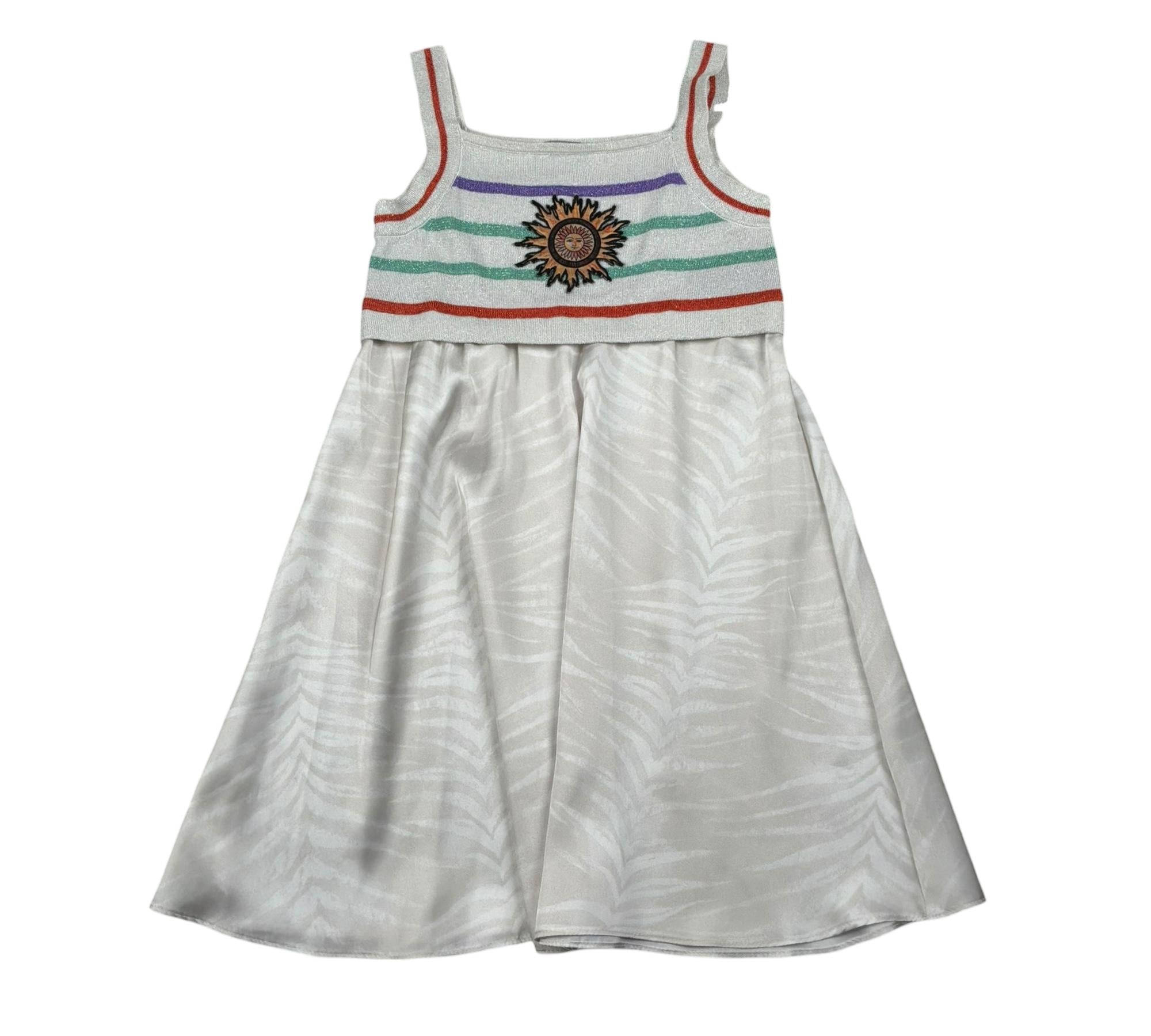 Just Cavalli Abito Bretelline Tinta Unita per Bambina JGP26097VE BEIGE JUST CAVALLI 