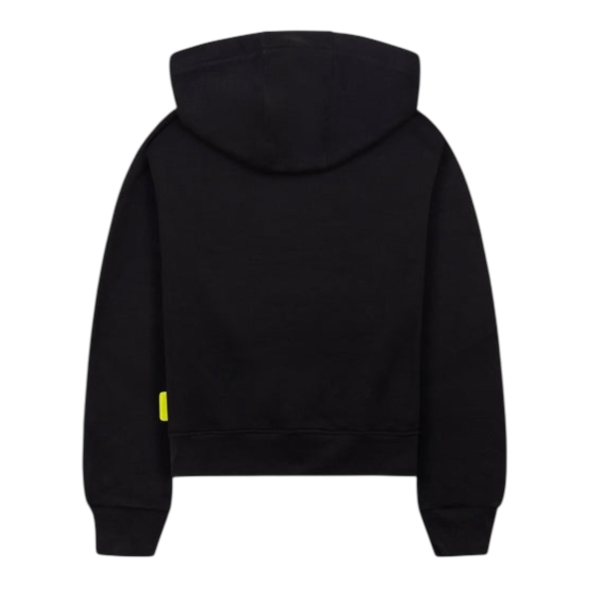 BARROW KIDS felpa tinta unita con cappuccio e stampa Nero per Bambina F4BKJGHS106 NERO BARROW KIDS 