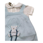 Marlu' Completo 2 Pezzi Camicia-Pagliaccetto per Neonato EB6730 AZZURRO MARLU' 