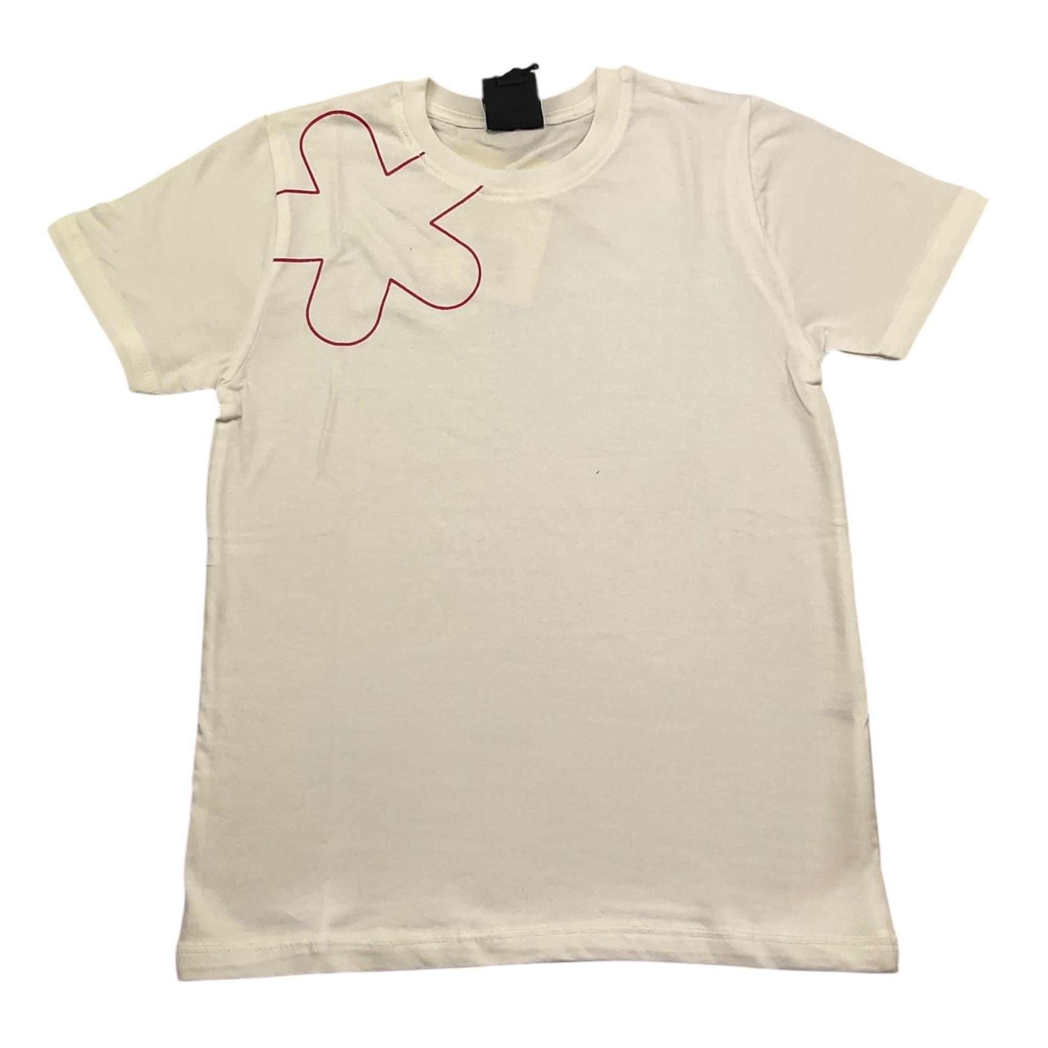 F**K T-Shirt Girocollo Tinta Unita con Stampa per Bambino FJ2450042WH BIANCO F**K 