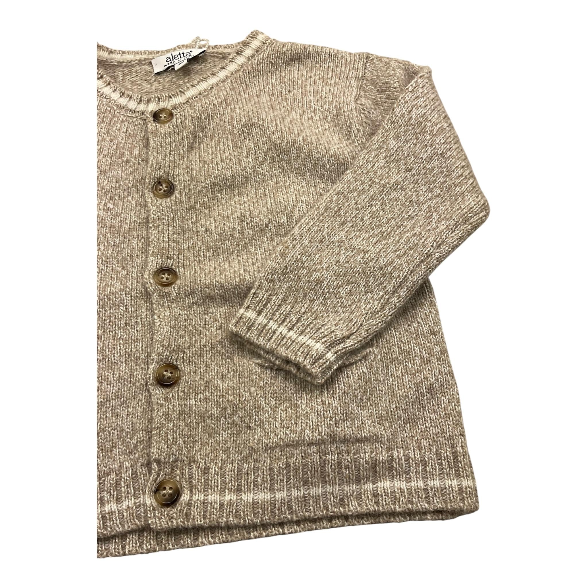 ALETTA cardigan tinta unita Beige per Neonato MRG220010 BEIGE ALETTA 