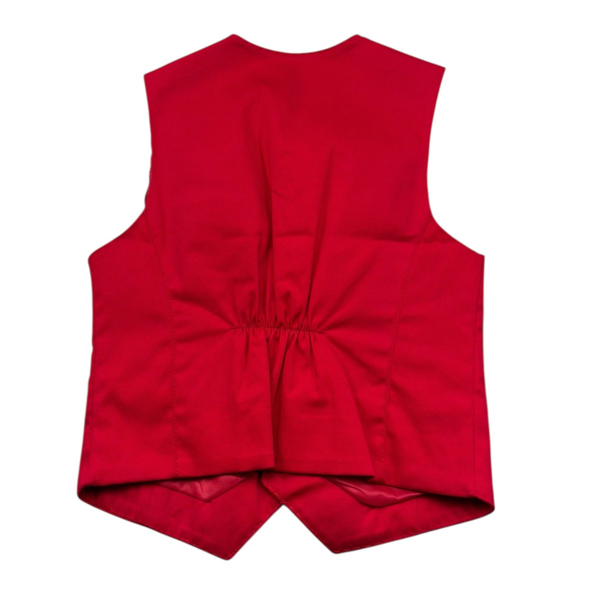 Manuel & Frank Gilet Tinta Unita per Neonato MF5011BN ROSSO MANUEL & FRANK 