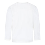 STELLA McCARTNEY shirt girocollo tinta unita con stampa in contrasto Panna per Neonato TV8R90 PANNA STELLA McCARTNEY 