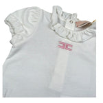 Elisabetta Franchi Completo 2 Pezzi Body-Culotte Bicolore per Neonata ENCD099 BIANCO/ROSA ELISABETTA FRANCHI 