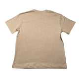 Disclaimer Schlichtes T-Shirt mit Kontrastdruck Beige für Jungen