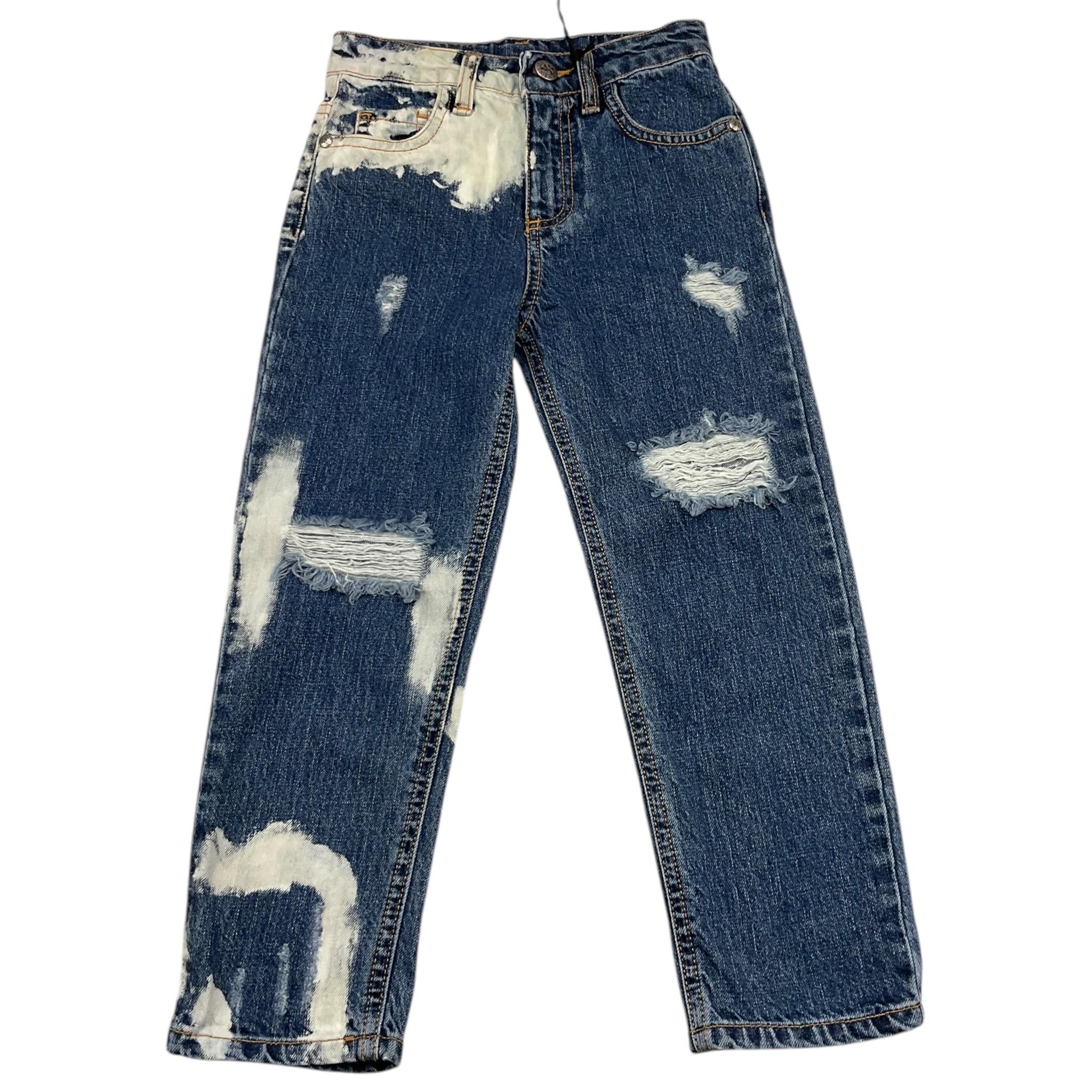 JOHN RICHMOND jeans tinta unita con girovita regolabile Blu per Bambino RBA25241JE BLU JOHN RICHMOND 