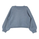 LIU JO maglia girocollo tinta unita lurex Blu per Bambina KF4075 BLU LIU JO 