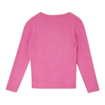 LIU JO cardigan tinta unita con applicazioni fiocchi Rosa per Bambina KF4038X ROSA LIU JO 