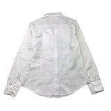 Eleventy Einfarbig Langarm Button Down Hemd Weiß Für Jungen