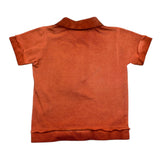 Please Poloshirt Halbarm Einfarbig Orange für Baby