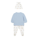 Mayoral Completo 3 Pezzi Ghettina-Shirt-Cappello per Neonato 1532 BIANCO/AZZURRO MAYORAL 
