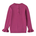 SARABANDA maglia girocollo tinta unita Glicine per Neonata 0A297 GLICINE SARABANDA 