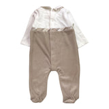 MAYORAL tutina bicolore in ciniglia Bianco/beige per Neonato 2791 BIANCO/BEIGE MAYORAL 
