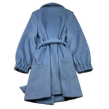 NAICE cappotto tinta unita doppiopetto Azzurro per Bambina 231084 AZZURRO NAICE 