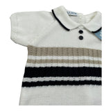 Juliana Pagliaccetto Mezza Manica Tinta Unita per Neonato 25161 PANNA JULIANA 