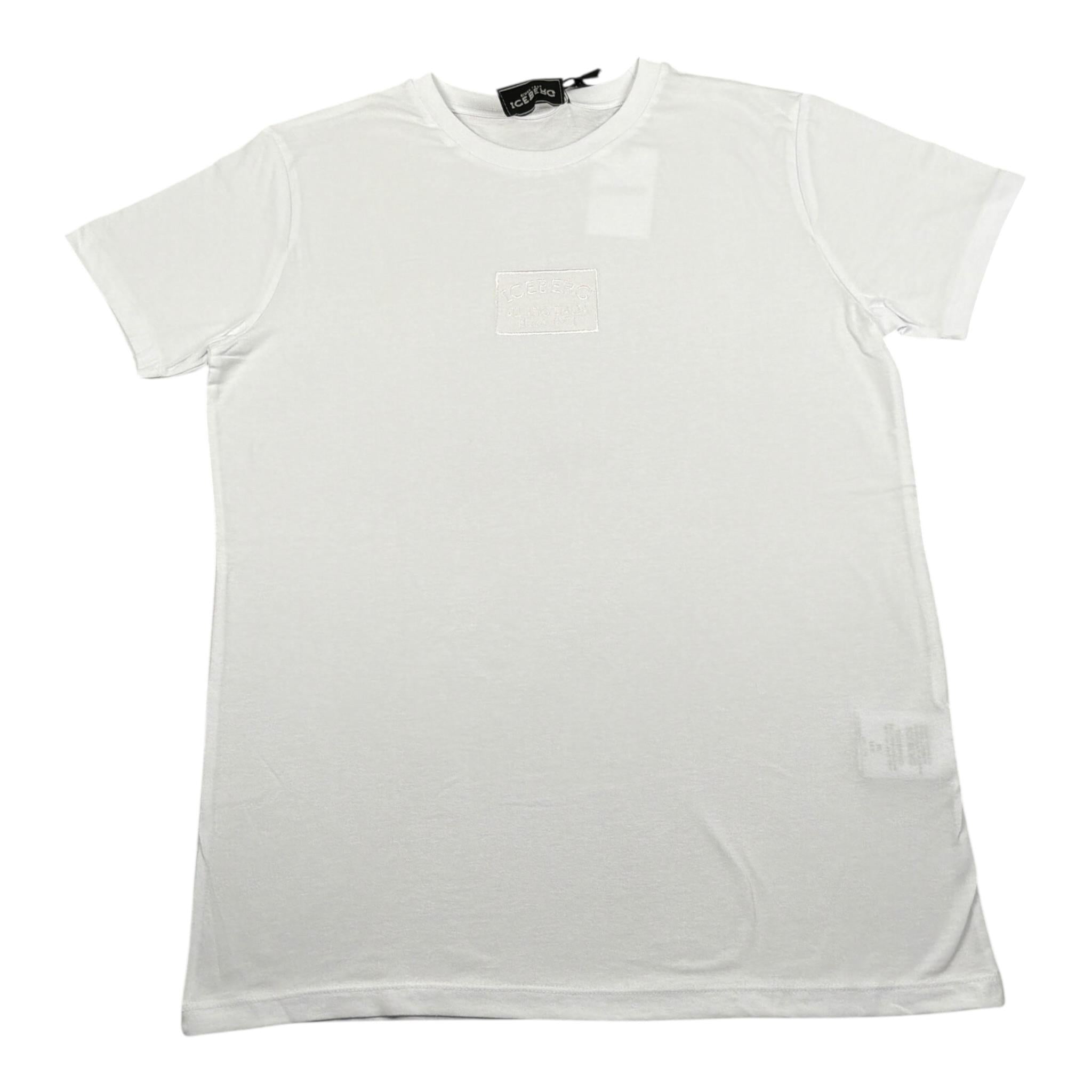Iceberg T-Shirt Girocollo tinta unita Bianco per Bambino TSICE5113J BIANCO ICEBERG 