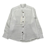 Siviglia Camicia Manica Lunga Tinta Unita con Collo Coreano per Bambino SVJSH17196 BIANCO SIVIGLIA 