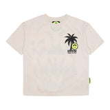 Barrow Kinder T-Shirt Rundhals Einfarbig mit Kontrastdruck Creme für Jungen