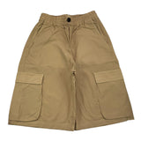 Aspesi Bermuda Cargo Modell Einfarbig Mit Elastischem Bund Beige Für Jungen