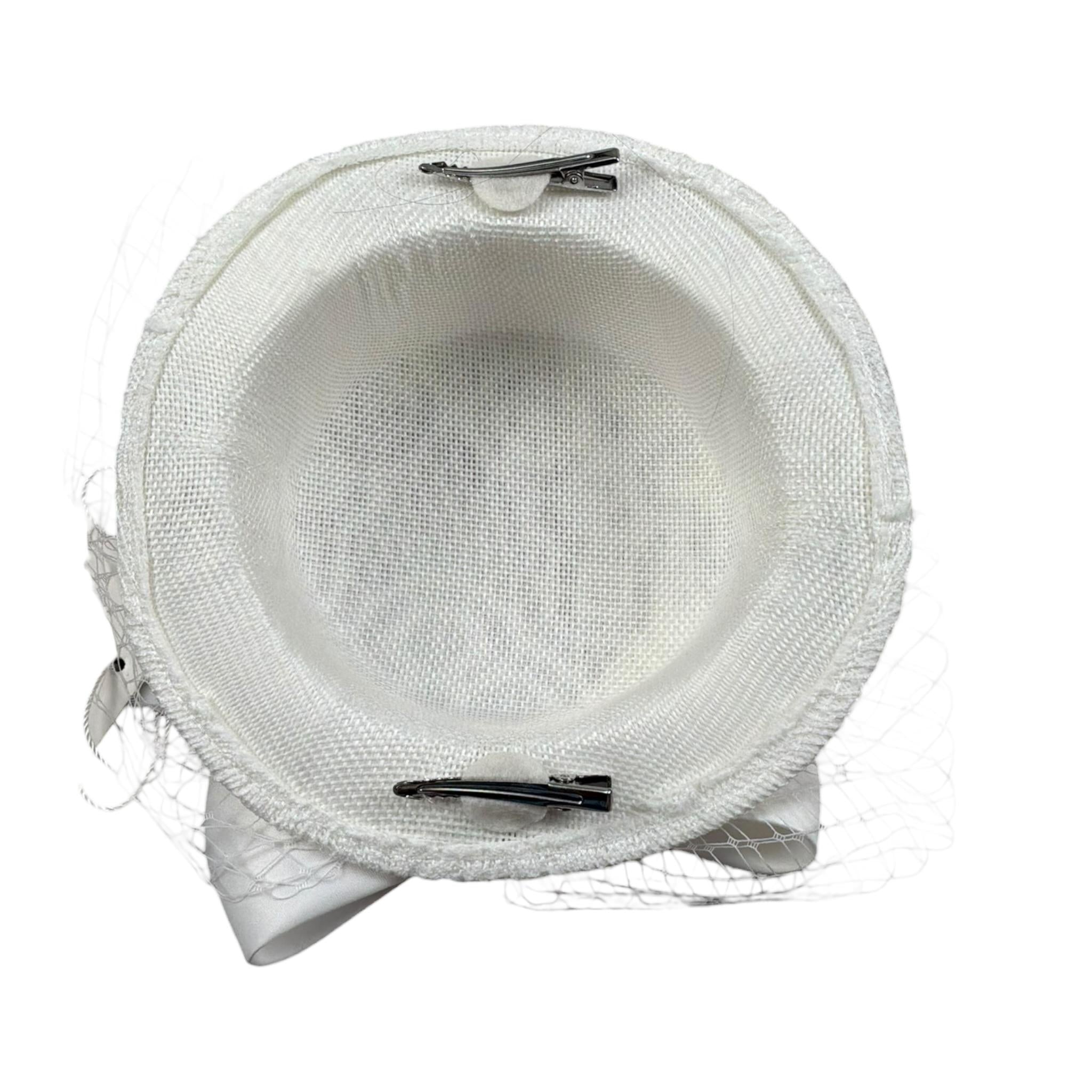 Gai  Mattiolo Cappello Cerimonia Tinta Unita per Neonata 200705 BIANCO GAI  MATTIOLO 