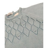 Juliana Pagliaccetto Mezza Manica tinta unita Cn Ricami Azzuro per Neonato 25162X AZZURRO JULIANA 