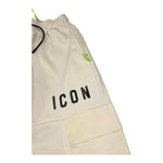 ICON pantalone tuta tinta unita con logo Bianco per Bambino IBSP00360 BIANCO ICON 