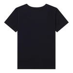 STELLA McCARTNEY t-shirt girocollo tinta unita con stampa Nero per Neonata TV8C81X NERO STELLA McCARTNEY 