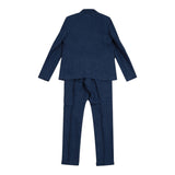 Fay Completo Tinta Unita 2 Pezzi Pantalone-Giacca Fantasia A Righe per Bambino FW3P30 BLU FAY 