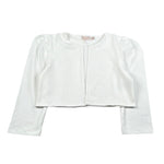 Please Coprispalle Tinta Unita per Bambina LG02042G73 BIANCO PLEASE 