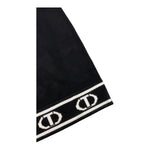 TWINSET gonna tinta unita con logo Nero per Bambina 242GJ3164 NERO TWINSET 